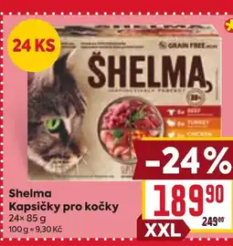Billa Shelma Kapsičky pro kočky nabídka