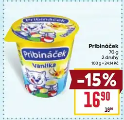 Billa Pribináček nabídka