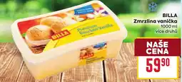 Billa BILLA Zmrzlina vanička nabídka
