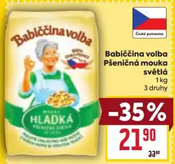 Billa Babiččina volba Pšeničná mouka světlá nabídka