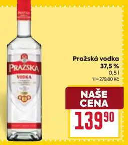 Billa Pražská vodka 37,5% nabídka