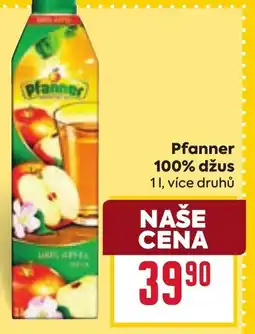 Billa Pfanner 100% džus nabídka