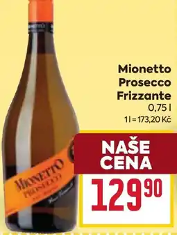 Billa Mionetto Prosecco Frizzante nabídka