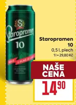 Billa Staropramen 10 nabídka