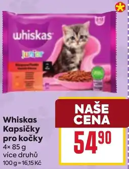 Billa Whiskas Kapsičky pro kočky nabídka
