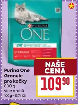 Billa Purina One Granule pro kočky nabídka