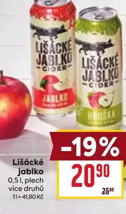 Billa Lišácké jablko nabídka
