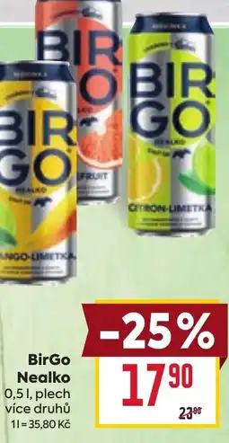 Billa BirGo Nealko nabídka
