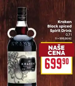 Billa Kraken Black spiced Spirit Drink nabídka