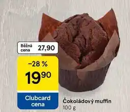 Tesco Čokoládový muffin, 100 g nabídka
