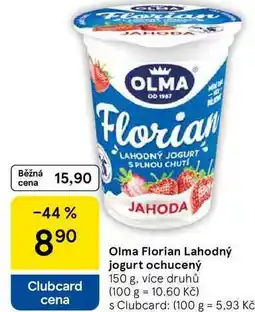 Tesco Olma Florian Lahodný jogurt ochucený, 150 g nabídka