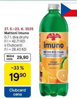 Tesco Mattoni Imuno, 0.7 l nabídka