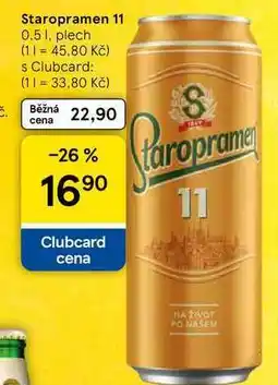 Tesco Staropramen 11, 0.5 l nabídka