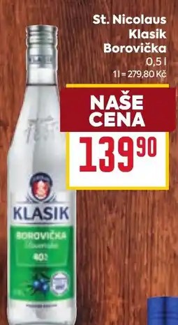 Billa St. Nicolaus Klasik Borovička nabídka