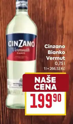 Billa Cinzano Bianko Vermut nabídka