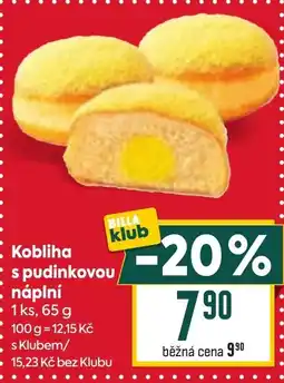 Billa Kobliha s pudinkovou náplní nabídka