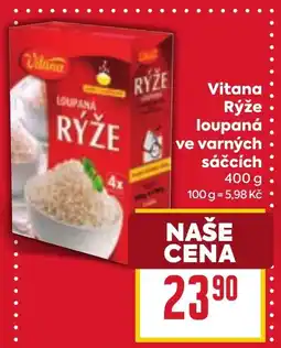 Billa Vitana Rýže loupaná ve varných sáčcích nabídka