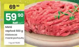 Kubík potraviny Mleté vepřové nabídka