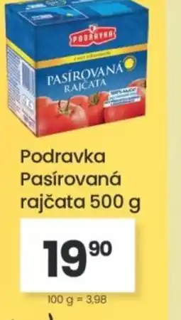 Kubík potraviny Podravka Pasírovaná rajčata nabídka
