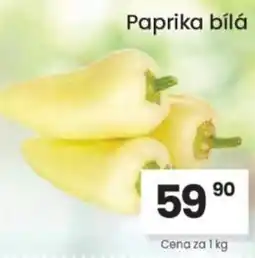 Kubík potraviny Paprika bílá nabídka