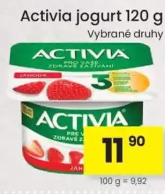 Kubík potraviny Activia jogurt nabídka