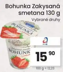 Kubík potraviny Bohunka Zakysaná smetana nabídka