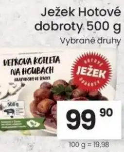 Kubík potraviny Ježek Hotové dobroty nabídka
