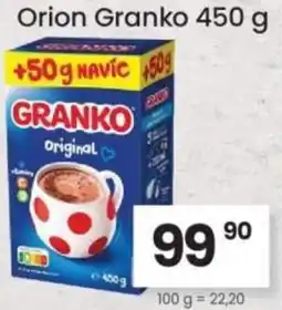 Kubík potraviny Orion Granko nabídka