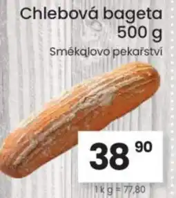 Kubík potraviny Chlebová bageta nabídka