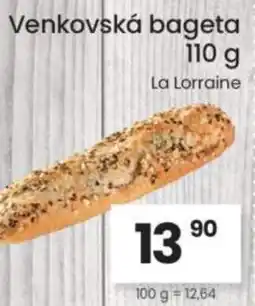 Kubík potraviny Venkovská bageta nabídka
