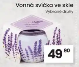 Kubík potraviny Vonná svíčka ve skle nabídka