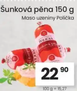 Kubík potraviny Šunková pěna Maso uzeniny Polička nabídka