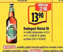 Albert Pivo radegast rázná 10 nabídka