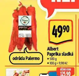 Albert Paprika sladká nabídka