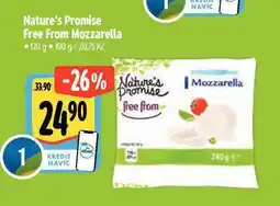 Albert Free from mozzarella nabídka