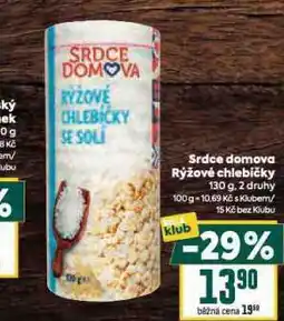 Billa Rýžové chlebíčky nabídka