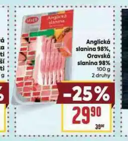 Billa Oravská slanina nabídka