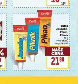 Billa Tatra jesenka, piknik, pikao nabídka