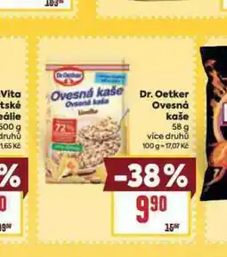 Billa Dr. oetker ovesná kaše nabídka