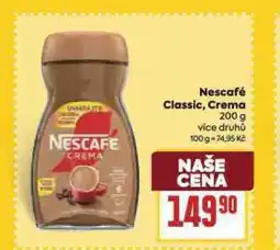 Billa Nescafé classic, crema instantní káva nabídka