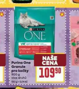 Billa Gourmet purina one granule pro kočky nabídka