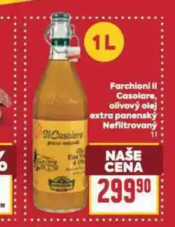 Billa Farchioni bio olivový olej extra panenský nabídka