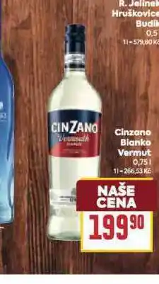 Billa Cinzano bianco vermut nabídka