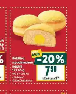 Billa Kolbiha s pudinkovou náplní nabídka