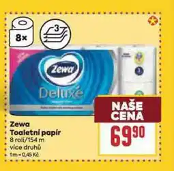 Billa Zewa deluxe toaletní papír nabídka