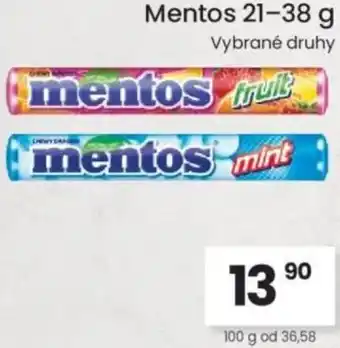 Kubík potraviny Mentos nabídka