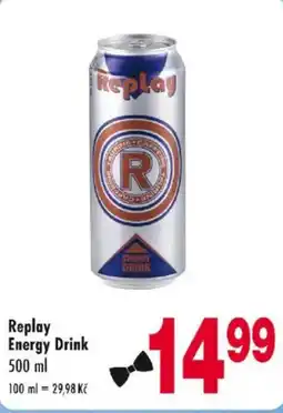 Qanto Replay Energy Drink nabídka