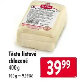 Qanto SLAMA Těsto listové chlazené nabídka