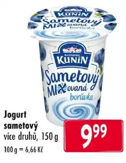Qanto Mlekarna Kunin Jogurt sametový nabídka