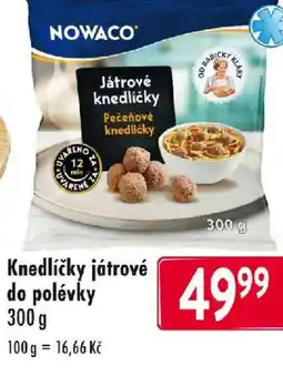Qanto NOWACO Knedlíčky játrové do polévky nabídka